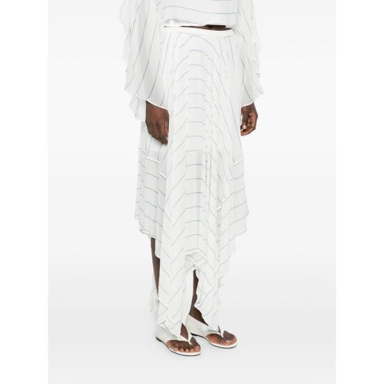 26SS Bondi Born 미디 스커트 SK50014SG CAPRI SMS WHITE BLUE - OTHER BRANDS