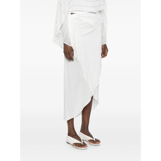 26SS Bondi Born 롱 스커트 CU70564NT CREMONA WHT WHITE - OTHER BRANDS