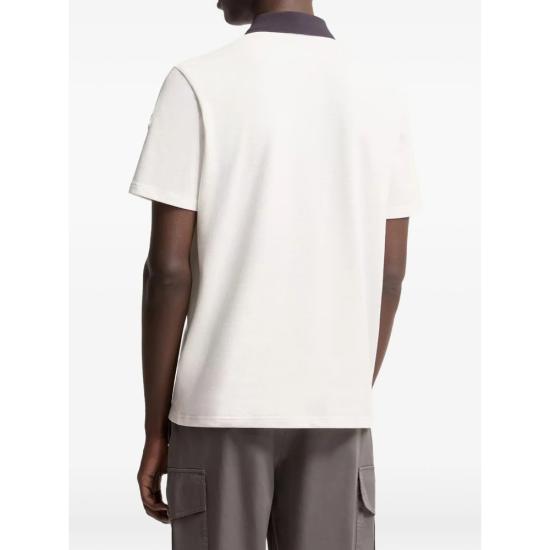 26SS 몽클레어 폴로 티셔츠 89A16 8A000 03 034 WHITE - MONCLER