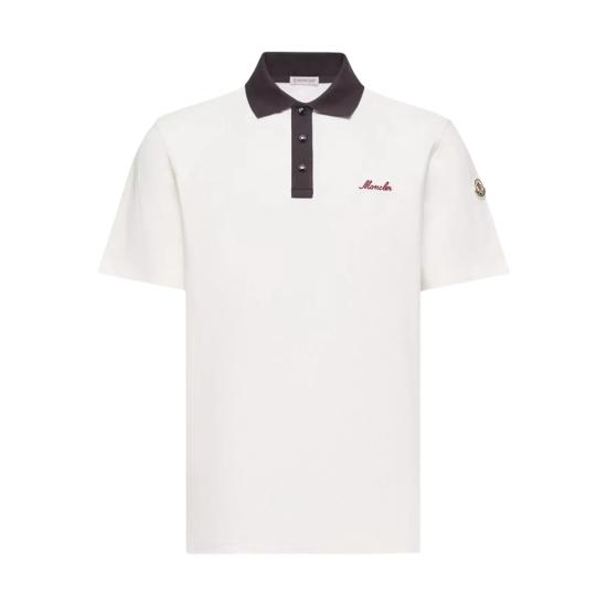 26SS 몽클레어 폴로 티셔츠 89A16 8A000 03 034 WHITE