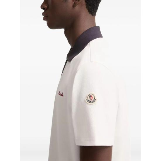 26SS 몽클레어 폴로 티셔츠 89A16 8A000 03 034 WHITE - MONCLER