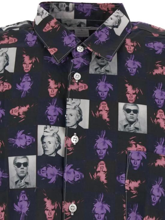  꼼데가르송 반팔 셔츠 Comme Des Garçons 프린트 셔츠 멀티 컬러 - COMME DES GARCONS