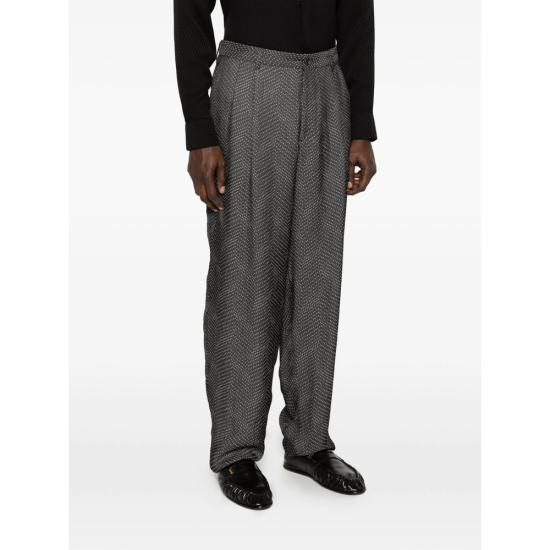 26SS 조르지오 아르마니 스트레이트 팬츠 TE20722 GM000922 MC023 GREY - GIORGIO ARMANI
