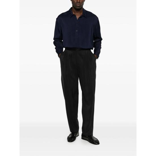 26SS 조르지오 아르마니 스트레이트 팬츠 TE10081 GM001567 UC001 BLACK - GIORGIO ARMANI