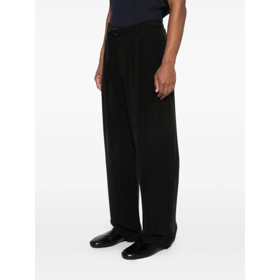 26SS 조르지오 아르마니 스트레이트 팬츠 TE10069 GM003383 UC001 BLACK - GIORGIO ARMANI