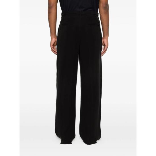26SS 조르지오 아르마니 스트레이트 팬츠 TE10069 GM003383 UC001 BLACK - GIORGIO ARMANI
