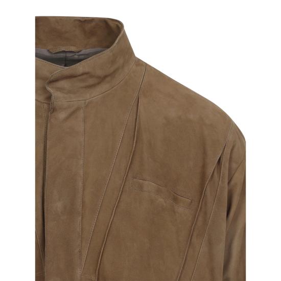 26SS 조르지오 아르마니 가죽 자켓 AF24918 GM003586 U6130 BROWN - GIORGIO ARMANI