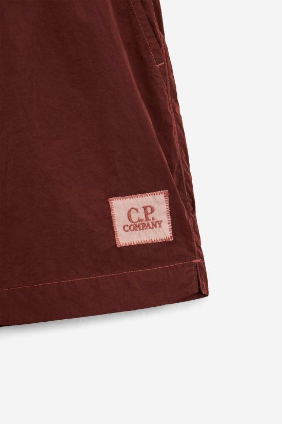  씨피 컴퍼니 숏팬츠 C.P. 컴퍼니 수영 반바지 비치웨어 레드 - C.P. COMPANY