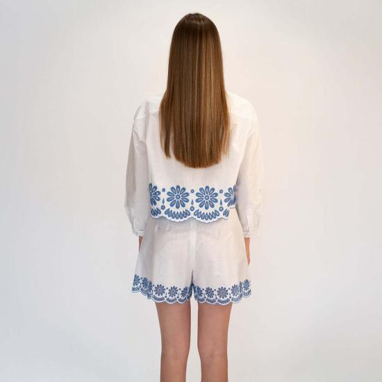  Loretta Caponi 숏팬츠 Rocchetta 반바지 Margherite - OTHER BRANDS