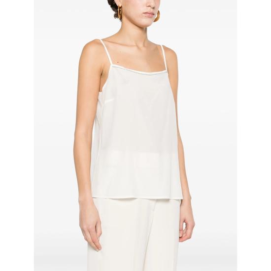 26SS 페세리코 민소매 티셔츠 A08921D 07325 003 WHITE - PESERICO