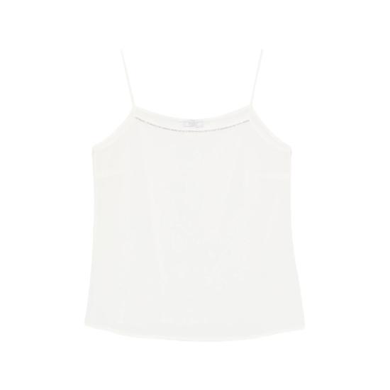 26SS 페세리코 민소매 티셔츠 A08921D 07325 003 WHITE