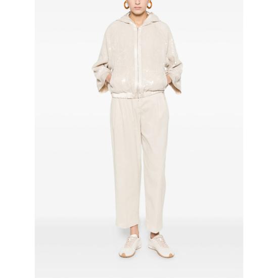 26SS 페세리코 크롭 팬츠 A04675T23 02481 144 NEUTRALS - PESERICO