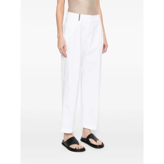 26SS 페세리코 테이퍼드 팬츠 A04675T23 02481 100 WHITE - PESERICO