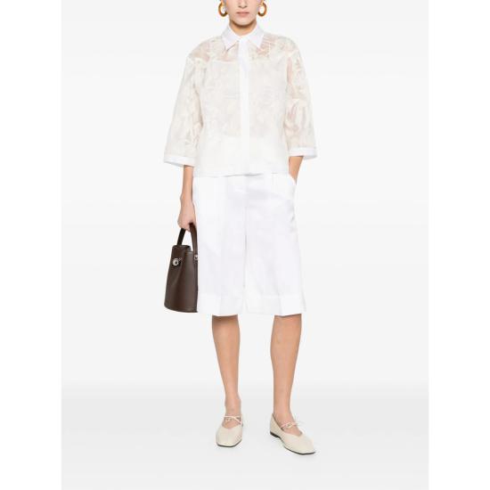 26SS 페세리코 숏팬츠 A04020 01926 900 WHITE - PESERICO