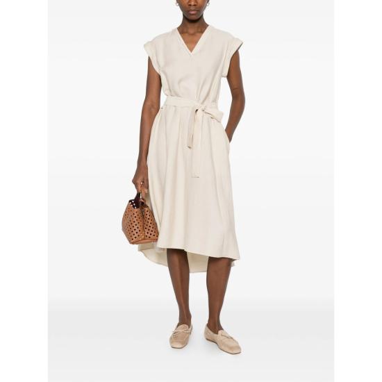 26SS 페세리코 미디 원피스 A02223 05435 144 NEUTRALS - PESERICO