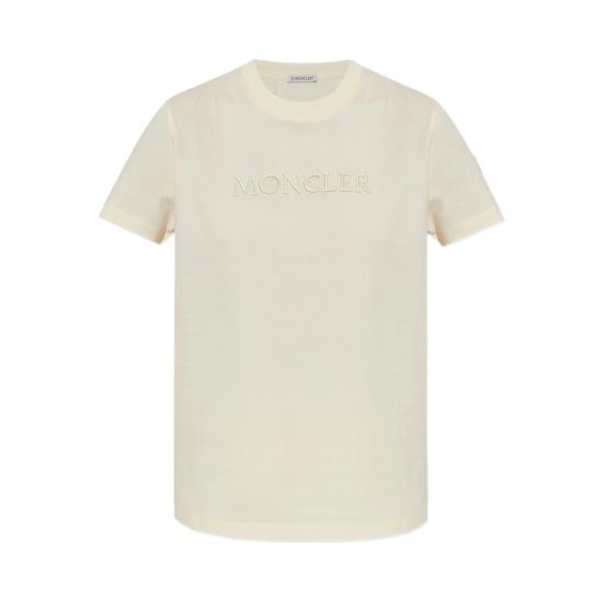 26SS 몽클레어 반팔 티셔츠 89AUO 8C000 21 037 WHITE