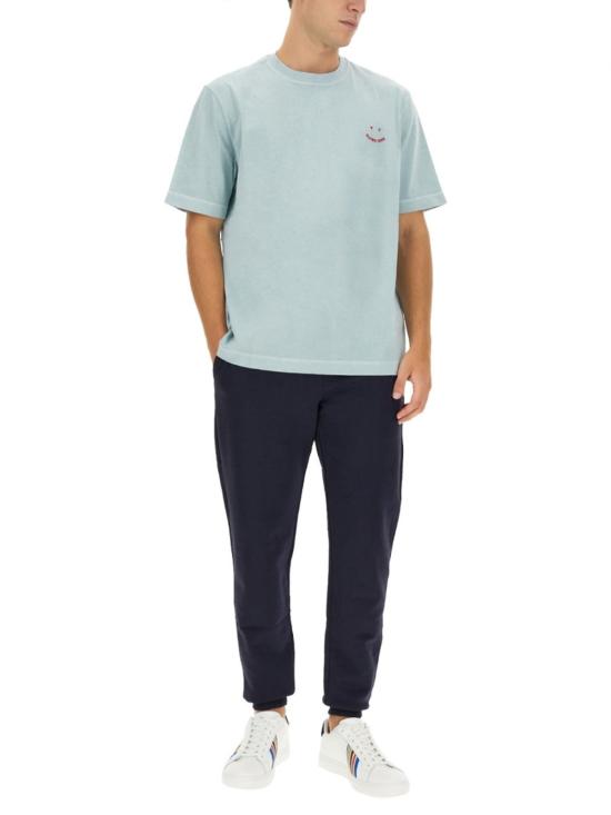  폴 스미스 트레이닝/조거 팬츠 PS 바이  조깅 팬츠 (얼룩말 패치 장식, 블루) - PAUL SMITH