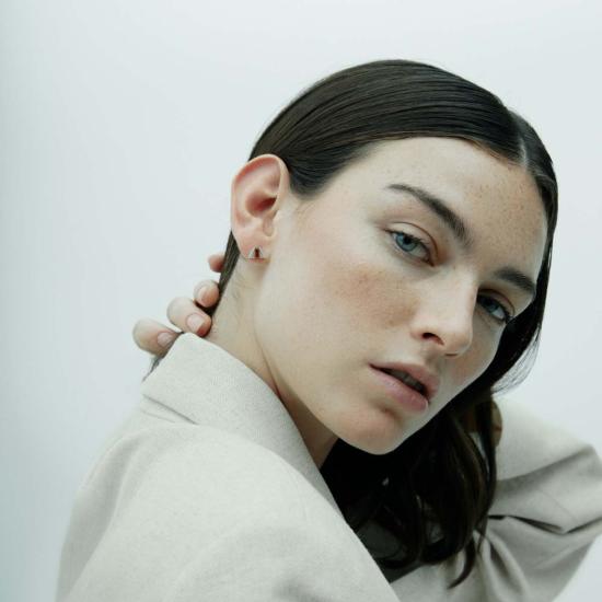  밍유왕 이어링 밍위왕 다트  스모키 쿼츠 - MING YU WANG