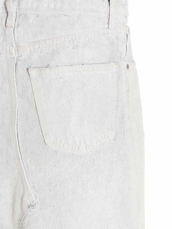  마르지엘라 미디 스커트 Maison Margiela Bianchetto  화이트 - MAISON MARGIELA