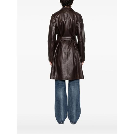 26SS 막스마라 스튜디오 코트 MSTAMACA 008 002 BROWN - MAX MARA STUDIO