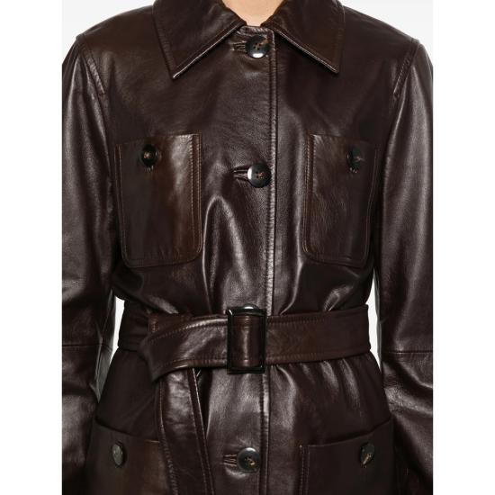 26SS 막스마라 스튜디오 코트 MSTAMACA 008 002 BROWN - MAX MARA STUDIO