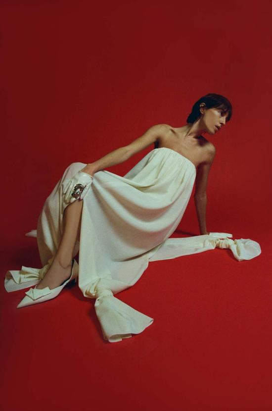  루이자 에 라 루나 롱 원피스 루이사 에 라 루나 님프 매듭 드레스 베인일 - LUISA ET LA LUNA