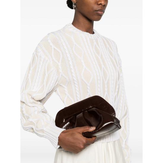 26SS 더모아레 클러치/파우치 261WTMBM0 ORVF CHOPL BROWN - THEMOIRE