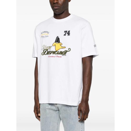 26SS 아이스 비 아이스버그 반팔 티셔츠 F023 627A 1101 WHITE - ICE B ICEBERG