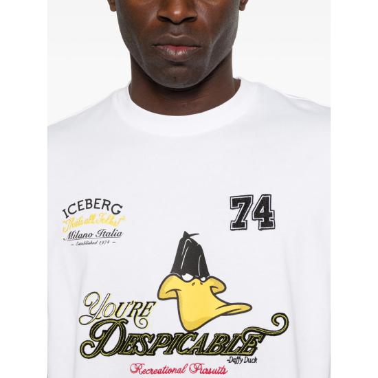 26SS 아이스 비 아이스버그 반팔 티셔츠 F023 627A 1101 WHITE - ICE B ICEBERG