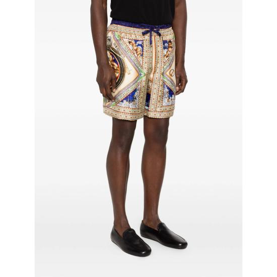 26SS 카사블랑카 숏팬츠 SS26 TR 399 08 TAKEC NEUTRALS BLUE - CASABLANCA