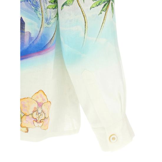 26SS 카사블랑카 긴팔 셔츠 SS26 SH 006 05 INNOC WHITE - CASABLANCA
