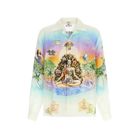26SS 카사블랑카 긴팔 셔츠 SS26 SH 006 05 INNOC WHITE