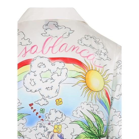 26SS 카사블랑카 긴팔 셔츠 SS26 SH 006 02 BETDA WHITE - CASABLANCA