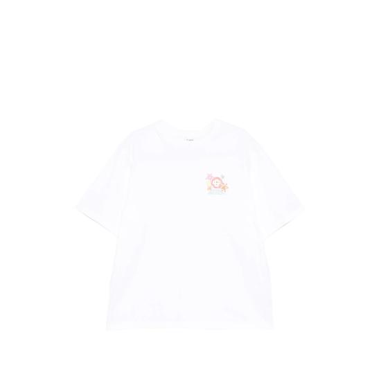 26SS 카사블랑카 반팔 티셔츠 SS26 JTS 044 13 COLLA WHITE