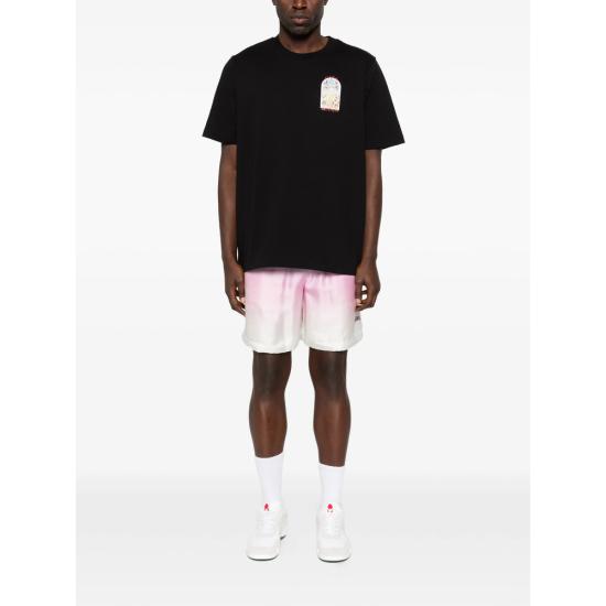 26SS 카사블랑카 반팔 티셔츠 SS26 JTS 001 09 TENNI BLACK - CASABLANCA