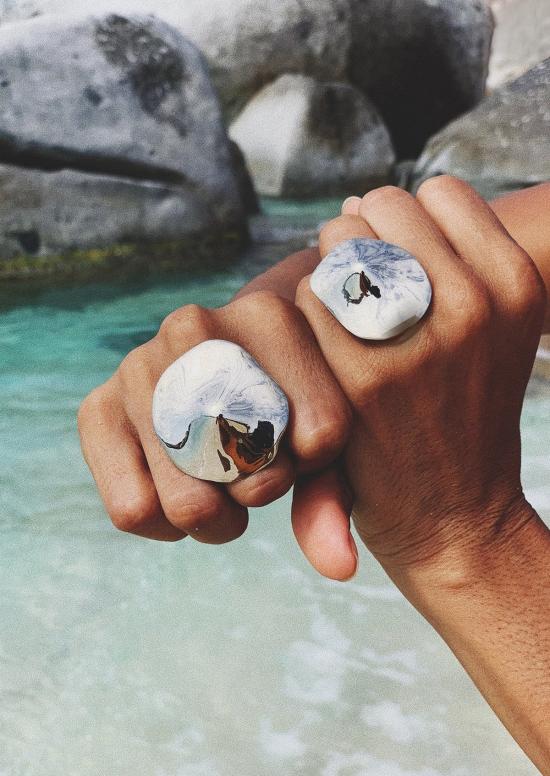  줄리 테브노 반지 줄리 테베노 아라페드 라지 링