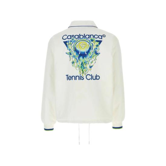 26SS 카사블랑카 자켓 SP26 OT 142 01 TENNI WHITE - CASABLANCA