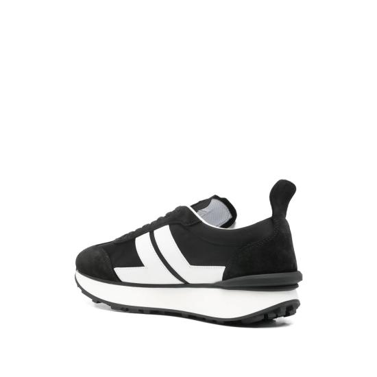 26SS 랑방 스니커즈 FU SKBUMP NYLO H25 1000 BLACK WHITE - LANVIN