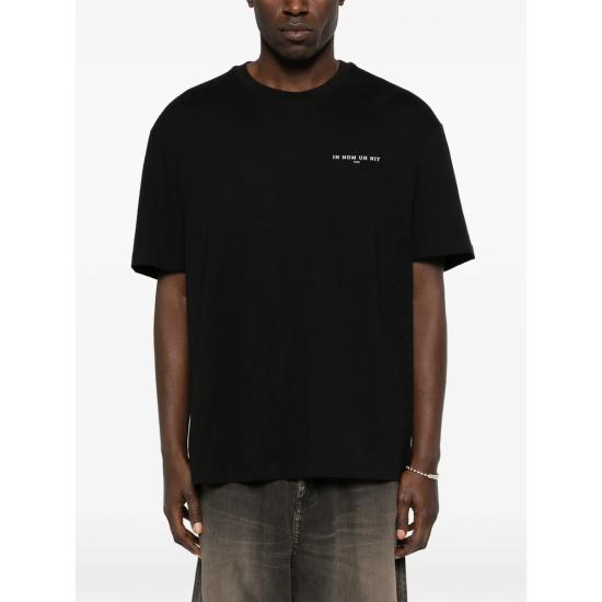 26SS 이놈어닛 반팔 티셔츠 NUS26225 009 BLACK - IH NOM UH NIT