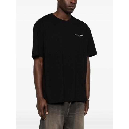 26SS 이놈어닛 반팔 티셔츠 NUS26225 009 BLACK - IH NOM UH NIT