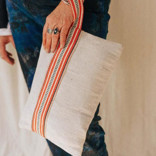  My Store 가죽소품 마이스토어 벨빌 밴딩 파우치 블랙/레드/그린 - OTHER BRANDS