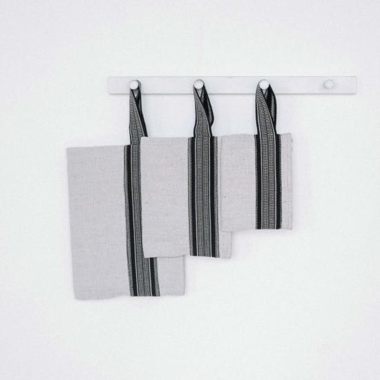  My Store 가죽소품 마이스토어 벨빌 밴딩 파우치 블랙/레드/그린