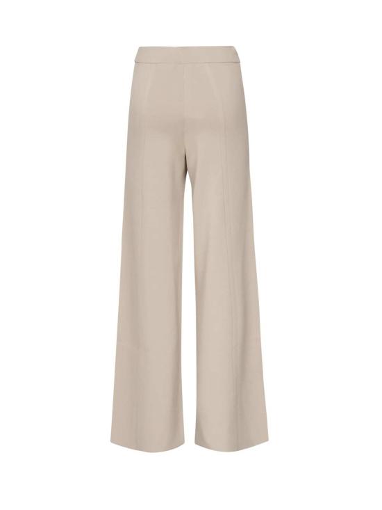  막스마라 스트레이트 팬츠 막스 마라 아시로 실크 팬츠 베이지 - MAX MARA