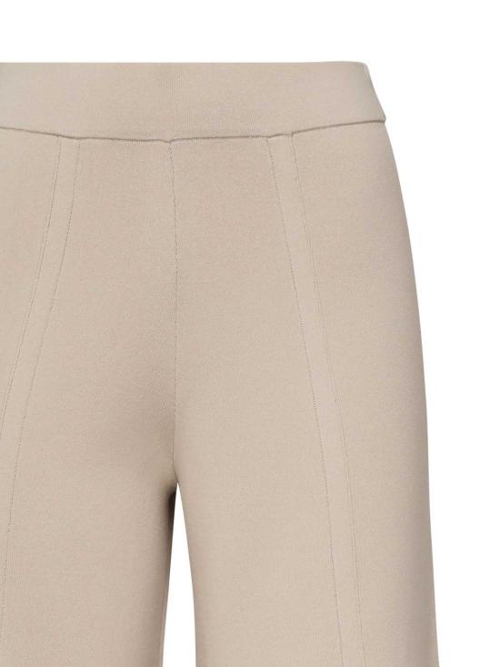  막스마라 스트레이트 팬츠 막스 마라 아시로 실크 팬츠 베이지 - MAX MARA