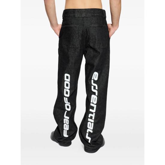 26SS 피어오브갓 데님 팬츠 130HO258361F VIBLK BLACK WHITE - FEAR OF GOD