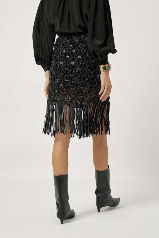  스칼렛 파피스 숏 스커트 스칼렛 포피스 위위 스커트 블랙 - SCARLETT POPPIES