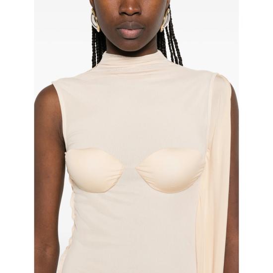 26SS 장 폴 고티에 미디 원피스 DR103 J008 63 NEUTRALS - JEAN PAUL GAULTIER