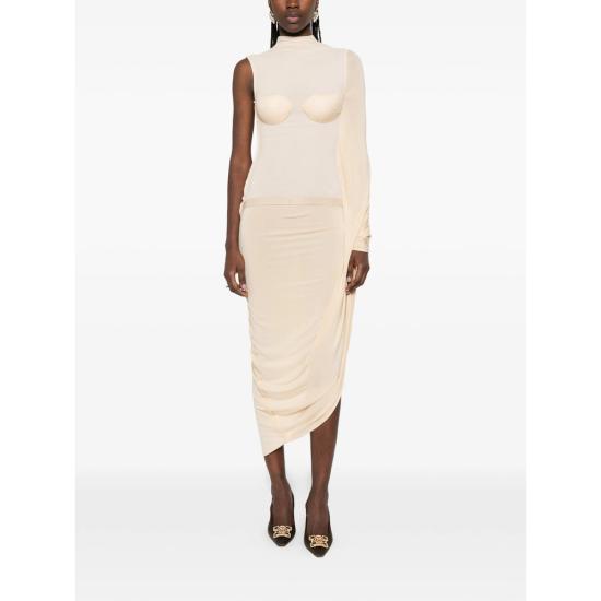 26SS 장 폴 고티에 미디 원피스 DR103 J008 63 NEUTRALS - JEAN PAUL GAULTIER