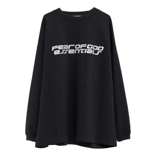 26SS 피어오브갓 긴팔 티셔츠 125HO254541F VIBLK BLACK