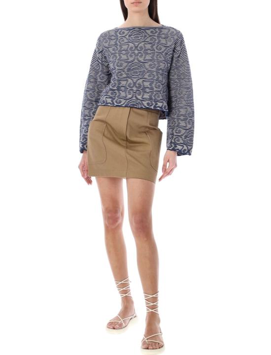  엠포리오 아르마니 스웨터 코튼  판타지아블루 - EMPORIO ARMANI